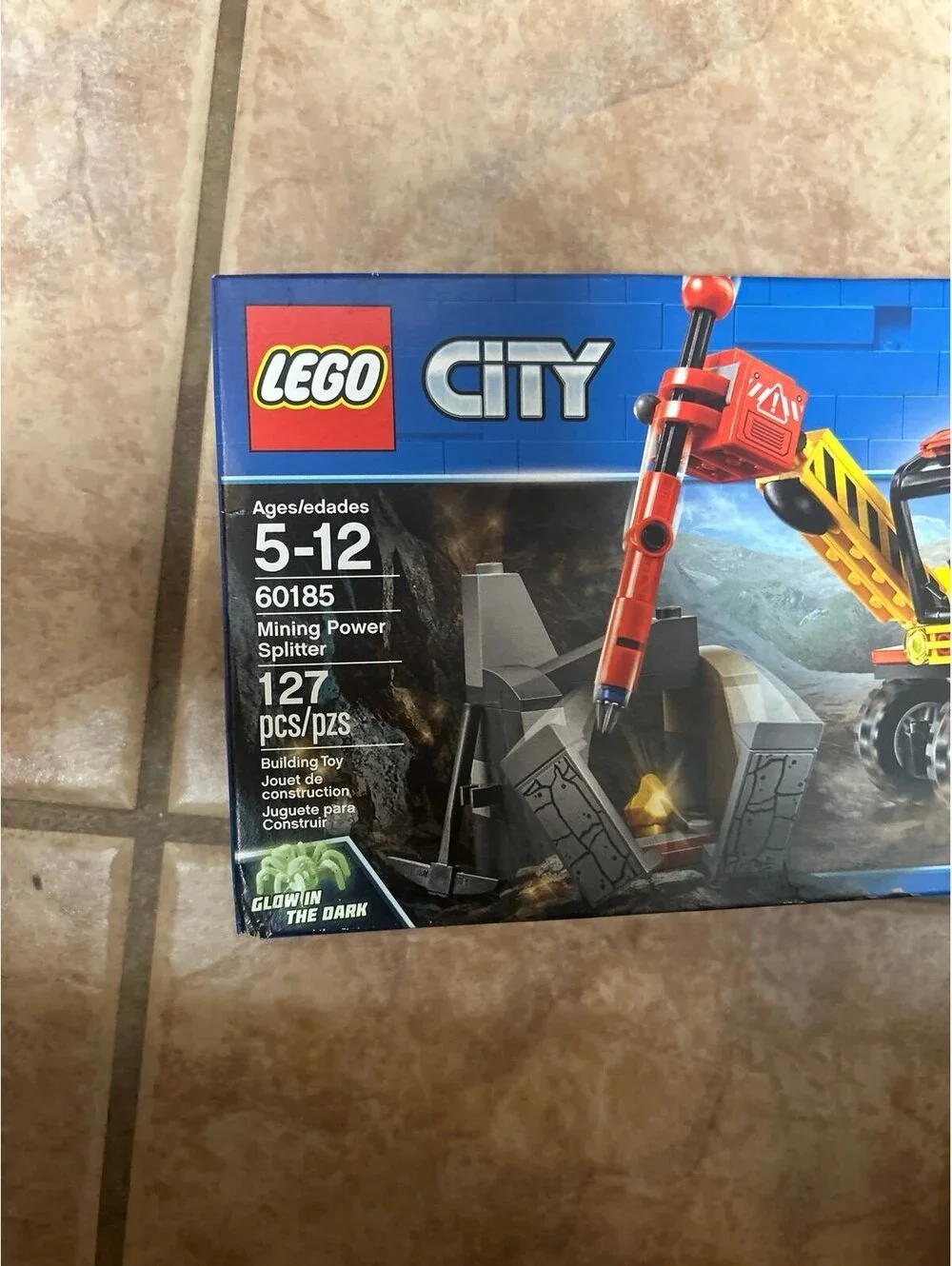 LEGO City 60185 Mining Power Splitter New Sealed Retired Set 127 Pieces